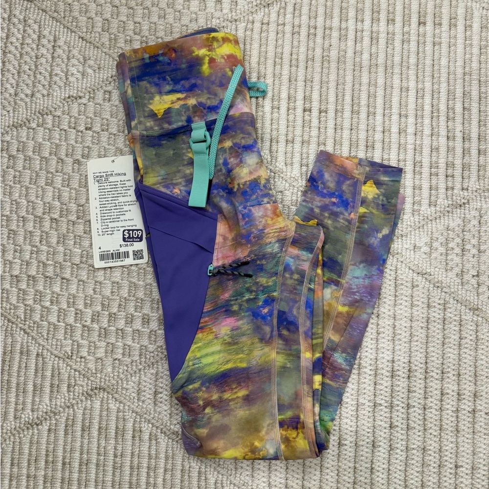 lululemon athletica cargo shr hiking tight 25 inch